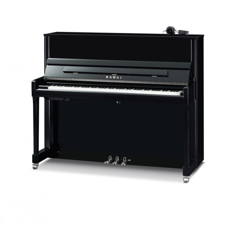 Kawai K-300SL AURES2 PWH All-In-One piano Silver Line wit hoogglans