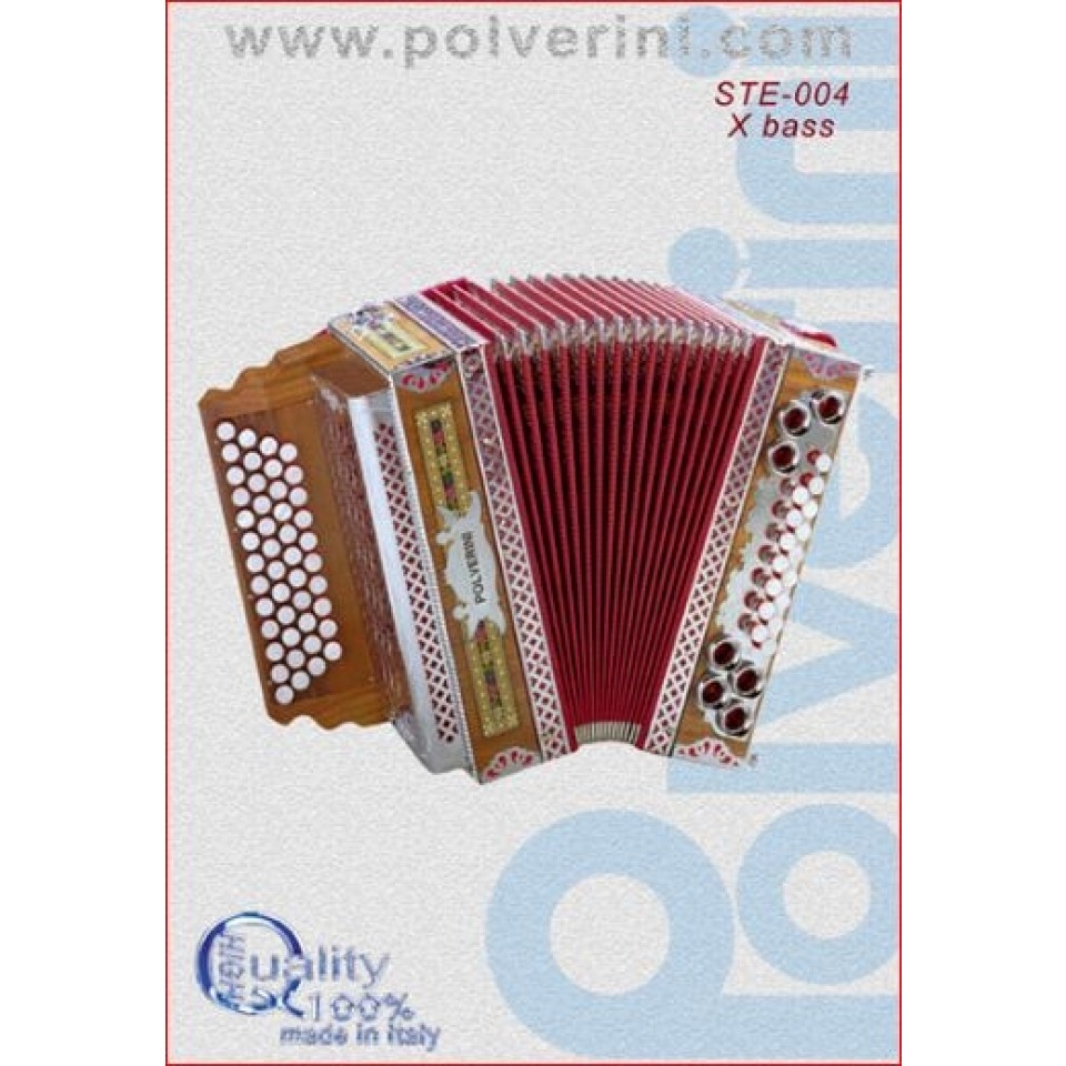 Polverini steir. harmonica G/C/F/Bb STE-004-X